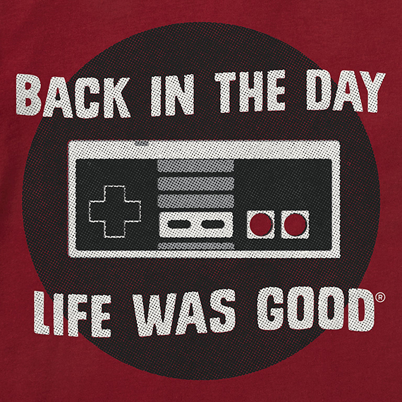 Life is Good Men's Crusher Tee - Back in the Day