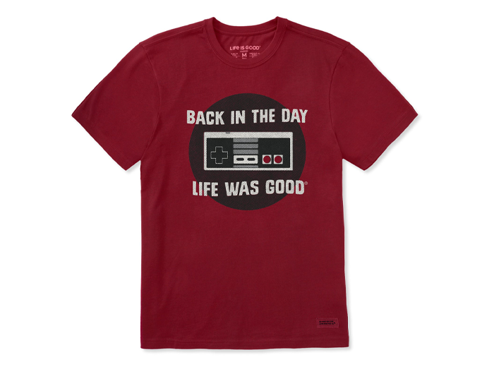 Life is Good Men's Crusher Tee - Back in the Day