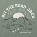 Life is Good Men's Crusher Tee - Hit the Road Jack
