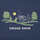 Life is Good Men's Crusher Tee - Smoke Show Vista