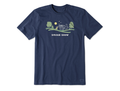 Life is Good Men's Crusher Tee - Smoke Show Vista