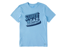 Life is Good Men's Crusher Tee - Super Dad Also Super Tired