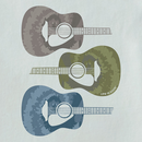 Life is Good Men's Crusher Tee - Tie Dye Guitars