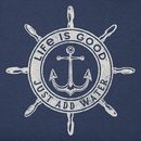 Life is Good Men's Crusher Tee - Just Add Water Anchor Compass