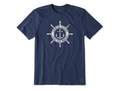 Life is Good Men's Crusher Tee - Just Add Water Anchor Compass