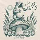 Life is Good Men's Crusher Tee - Frog Solo