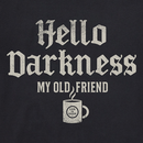 Life is Good Men's Long Sleeve Crusher Tee - Hello Darkness Coffee