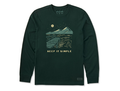 Life is Good Men's Long Sleeve Crusher Tee - Keep It Simple Dock