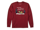 Life is Good Men's Long Sleeve Crusher Tee - Wagging Wonderland Rocket