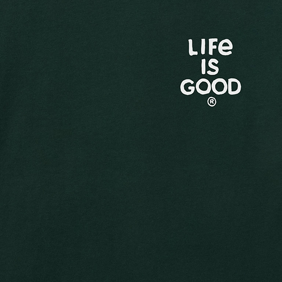 Life is Good Men's Long Sleeve Crusher Tee - All Is Calm