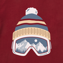 Life is Good Men's Long Sleeve Crusher Tee - Ski Goggles Hat