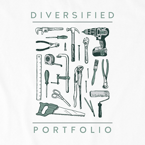 Life is Good Men's Crusher Lite Tee - Diversified Portfolio Tools