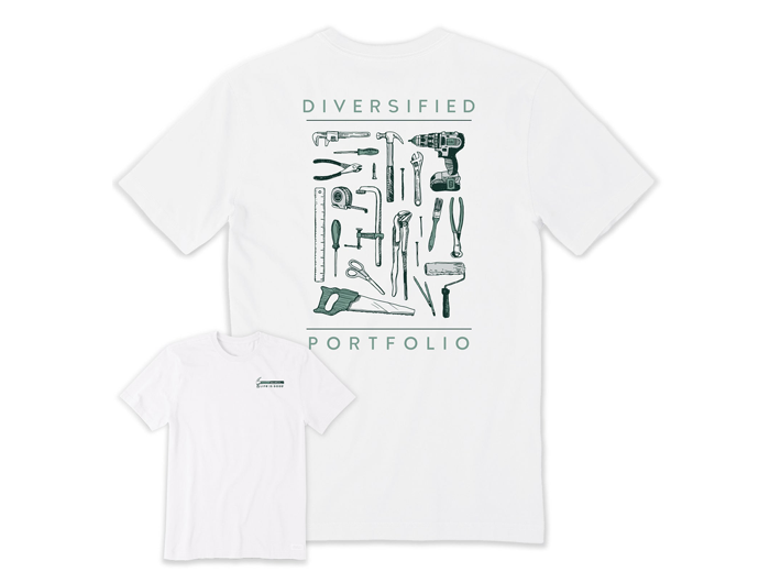 Life is Good Men's Crusher Lite Tee - Diversified Portfolio Tools