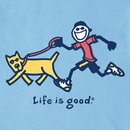 Life is Good Men's Crusher Lite Tee - Jake & Rocket Run