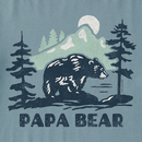 Life is Good Men's Crusher Lite Tee - Papa Bear Mountains