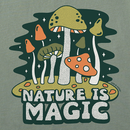 Life is Good Men's Crusher Lite Tee - Nature Is Magic Mushrooms