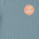 Life is Good Men's Crusher Lite Tee - Life is Good Sunset Waves