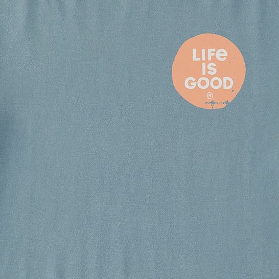 Life is Good Men's Crusher Lite Tee - Life is Good Sunset Waves