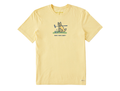Life is Good Men's Crusher Lite Tee - Rocket Who's Your Caddy Golf