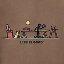 Life is Good Men's Crusher Lite Tee - Rocket & Jake Woodwork Vista