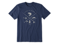 Life is Good Men's Crusher Lite Tee - Freshwater Fish