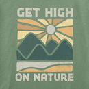 Life is Good Men's Crusher Lite Tee - Get High on Nature