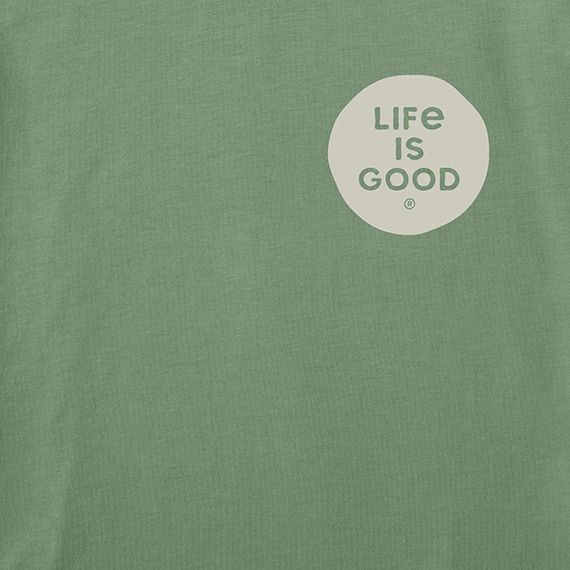 Life is Good Men's Crusher Lite Tee - Get High on Nature