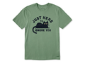 Life is Good Men's Crusher Lite Tee - Here to Ignore You