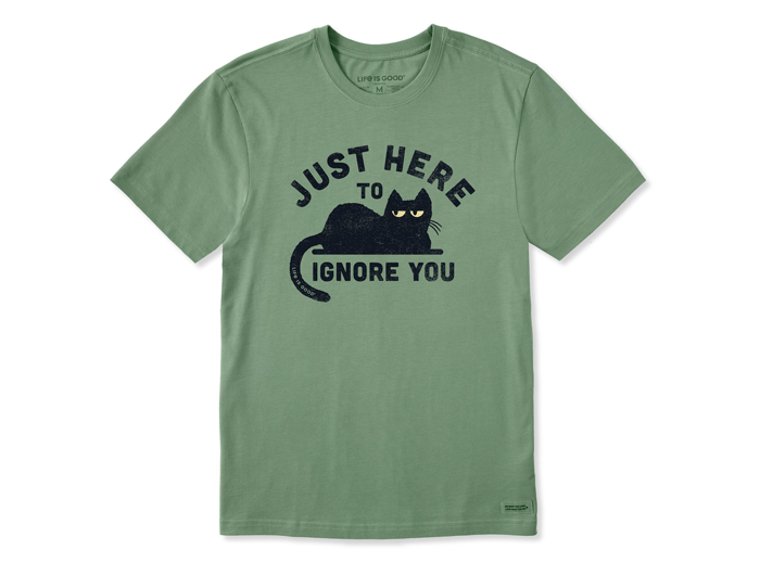 Life is Good Men's Crusher Lite Tee - Here to Ignore You