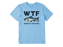 Life is Good Men's Crusher Lite Tee - WTF Fish