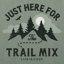 Life is Good Men's Crusher Lite Tee - Just Here for the Trail Mix