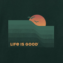 Life is Good Men's Crusher-LITE Tank - Wavy Sunset