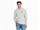 Life is Good Men's Textured Slub Hoodie - Positive Lifestyle Tuna Fish