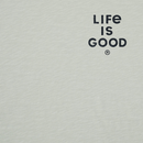 Life is Good Men's Textured Slub Hoodie - Positive Lifestyle Tuna Fish