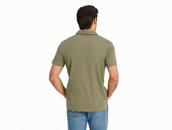 Life is Good Men's Crusher-Lite Polo - Bass