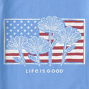 Life is Good Women's Crusher Tee - Flower Flag