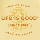 Life is Good Women's Crusher Tee - Beautiful Energy Rose