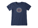 Life is Good Women's Crusher Tee - Antique Mandala