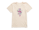 Life is Good Women's Crusher Tee - Let It Snow Flamingo