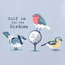 Life is Good Women's Crusher Tee - Golf Is for the Birdies