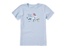 Life is Good Women's Crusher Tee - Golf Is for the Birdies