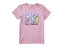 Life is Good Women's Crusher Tee - Pace Yourself Snail