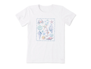 Life is Good Women's Crusher Tee - Just Add Water Shells