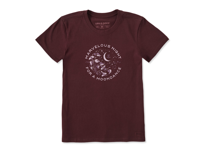 Life is Good Women's Crusher Tee - Moondance