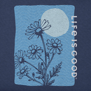 Life is Good Women's Crusher Tee - LIG Flower Sun