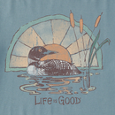 Life is Good Women's Long Sleeve Crusher Tee - Loon