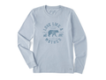 Life is Good Women's Long Sleeve Crusher Tee - Love Like a Mother Bears
