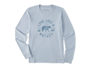 Life is Good Women's Long Sleeve Crusher Tee - Love Like a Mother Bears