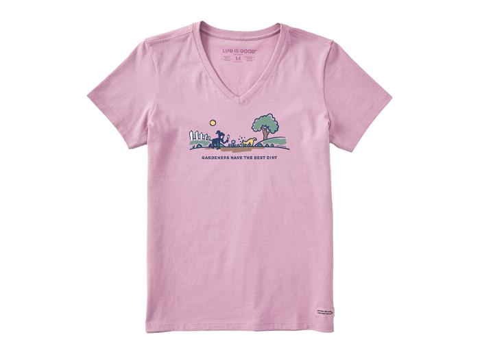 Life is Good Women's Crusher Vee - Vista Jackie Rocket Dirt