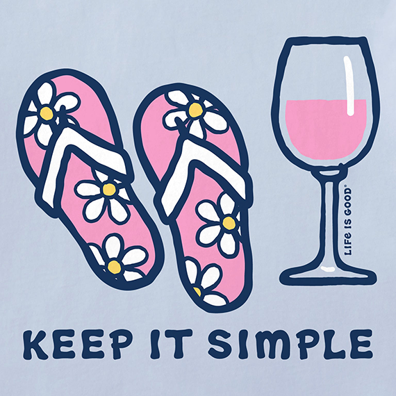Life is Good Women's Crusher Vee - Keep It Simple Flip Flops